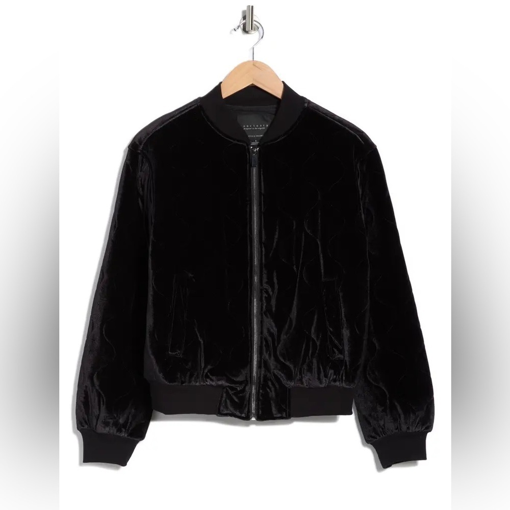Sanctuary Velvet Bomber Jacket